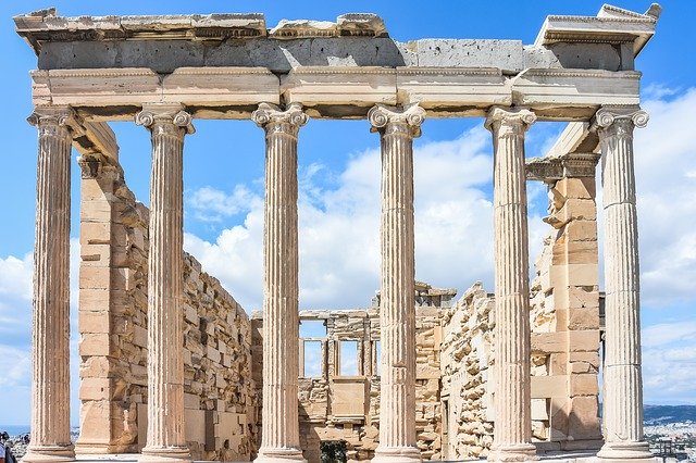 Stavba ze starého Řecka